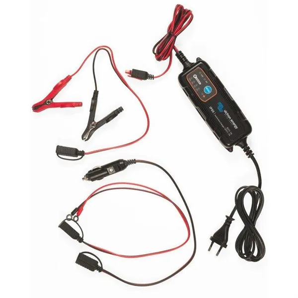 Nabíjačka batérií automotive IP65 6V/12V-1,1A + DC konektor