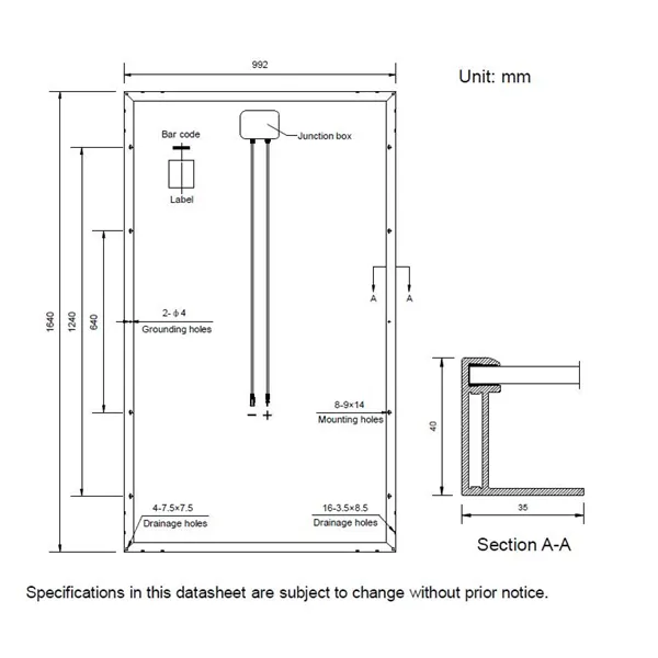 Solárny panel Amerisolar 285Wp