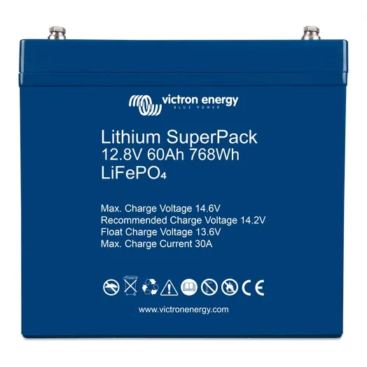 Victron Energy LiFePO batéria 12,8V/60Ah Lithium SuperPack