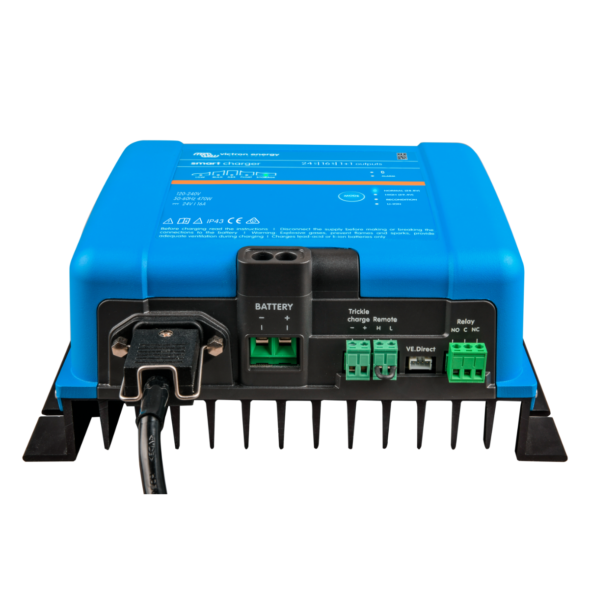 Nabíjačka Victron Energy Smart IP43 Charger 24V/16A (1+1)