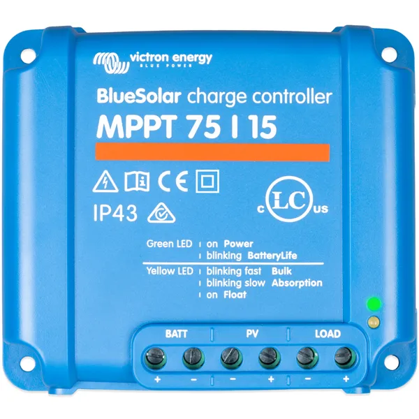 Régulateur de charge MPPT 75/15 VICTRON ENERGY BlueSolar