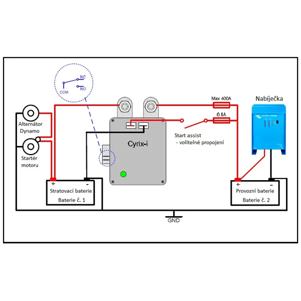 Propojovač batérií Cyrix-i 24-48V 400A