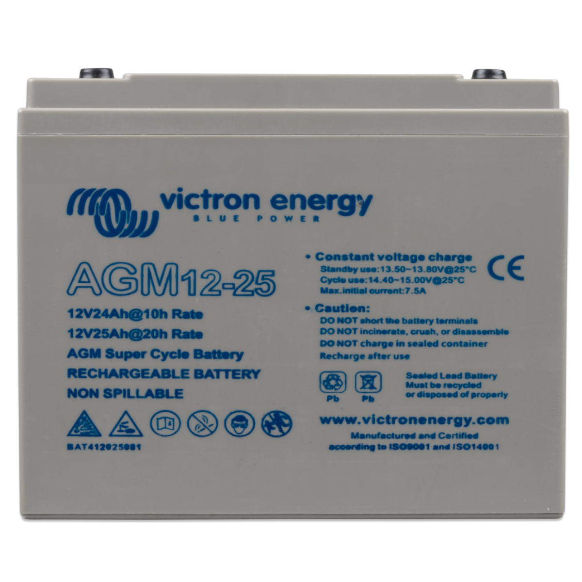 Solárna batéria Victron Energy AGM Super Cycle 25Ah