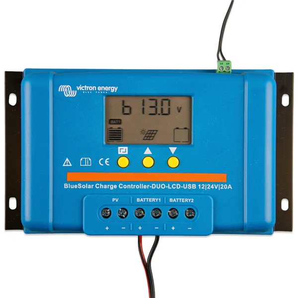 PWM solárny regulátor Victron Energy BlueSolar-LCD&USB 20A DUO