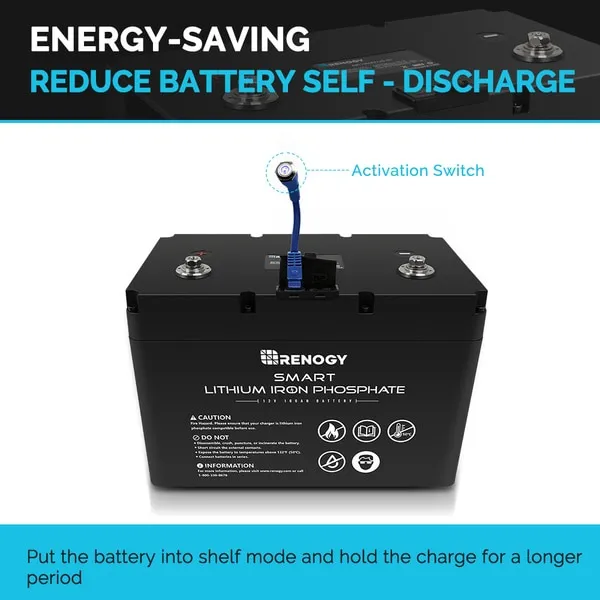 Renogy Smart LiFePO batéria 12,8V/100Ah 