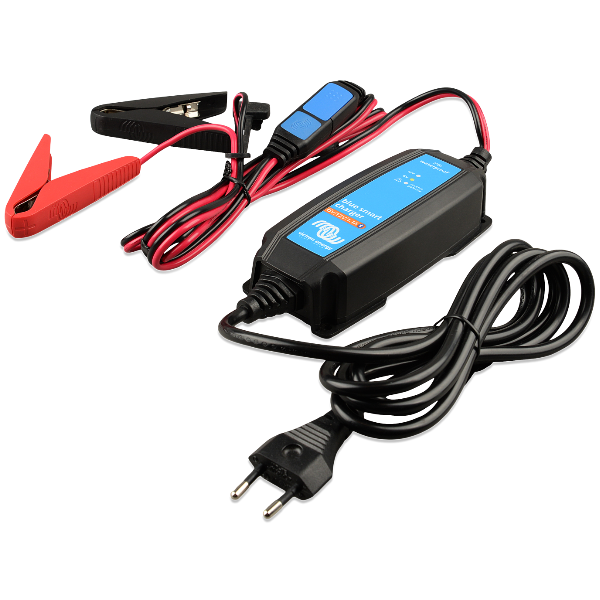 Chytrá nabíjačka batérií BlueSmart 6V/12V - 1,1A IP65+DC konektor