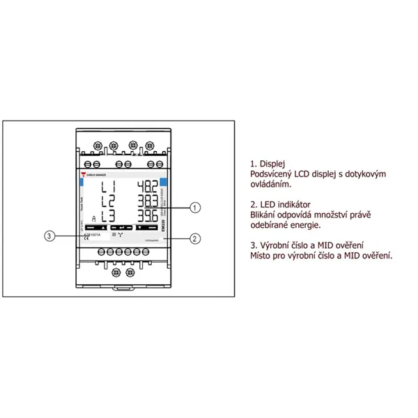 Energy Meter EM330DIN-AV53H-S1X