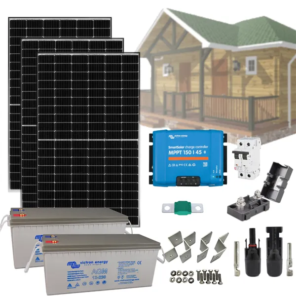 Ostrovný solárny systém 1155Wp Victron Energy