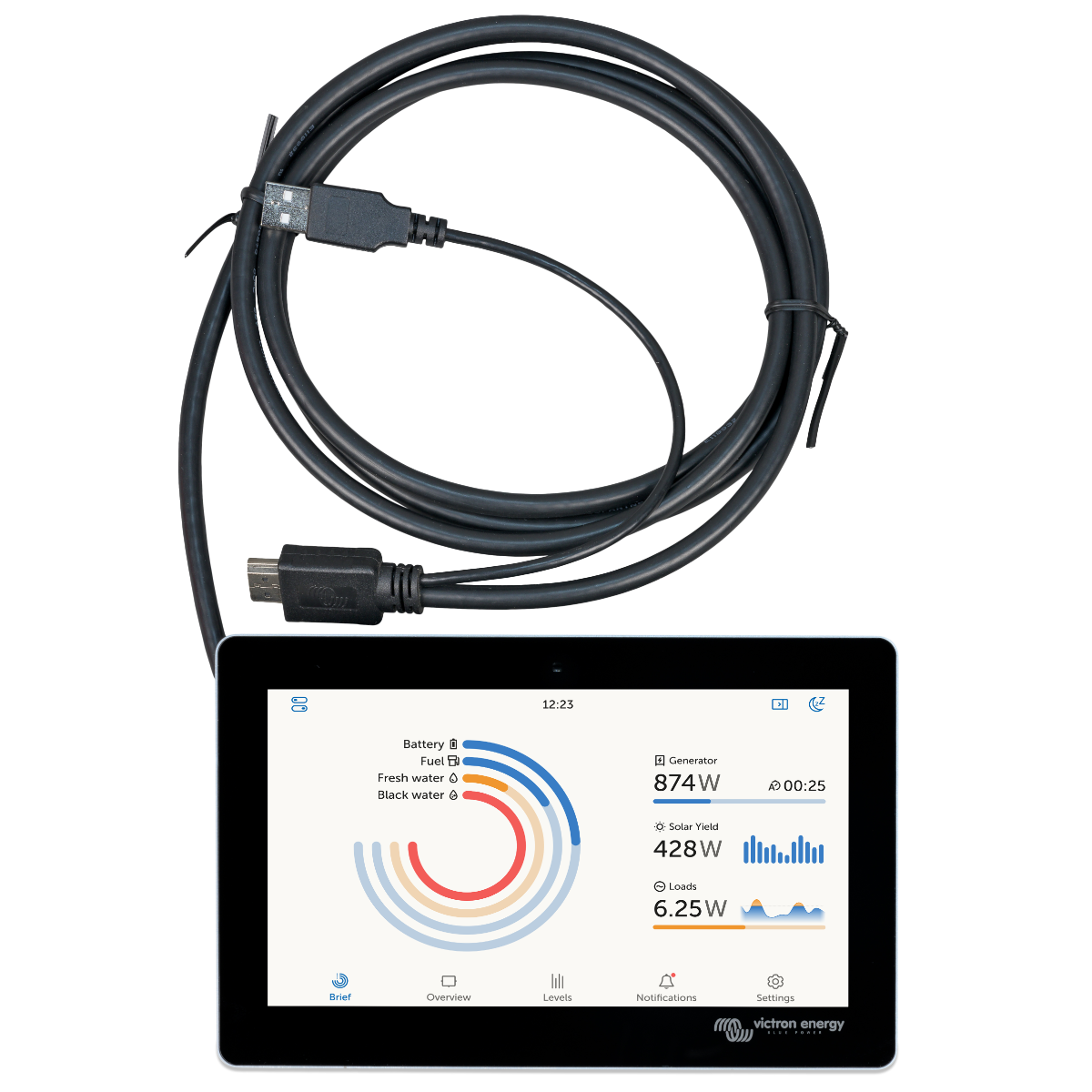 Victron Energy GX Touch 50 flush