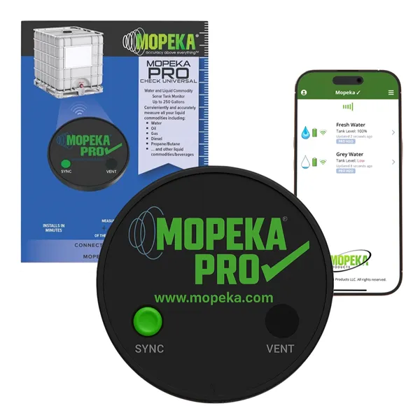 Mopeka Pro Check Universal senzor pre hliníkové, plastové a polyetylénové nádrže